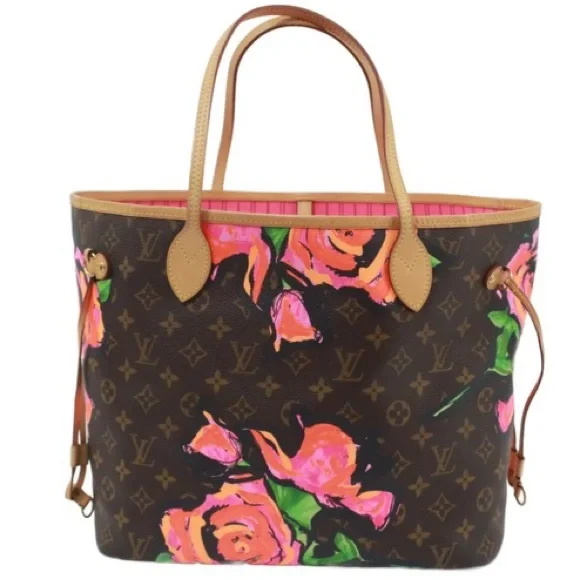 💎 ✨ HOST PICK ✨💎 ROSES STEPHEN SPRUCE NEVERFULL MM LOUIS VUITTON COLLECTABLE - Picture 5 of 17